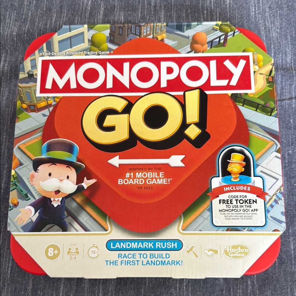 Hasbro Monopoly Go! Landmark Rush Game